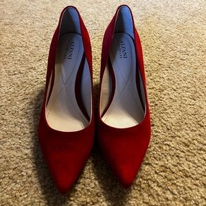 Red Alfani step and flex heels. Worn once.
